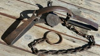 Newhouse 44 Antique Trap,  Pat.  Sept.  26,  11,  Chain & Ring