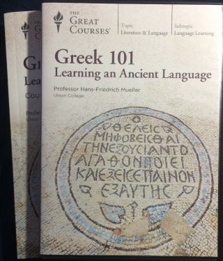 Greek 101 Learning An Ancient Language 6 Dvds,  Guidebook — Great Courses