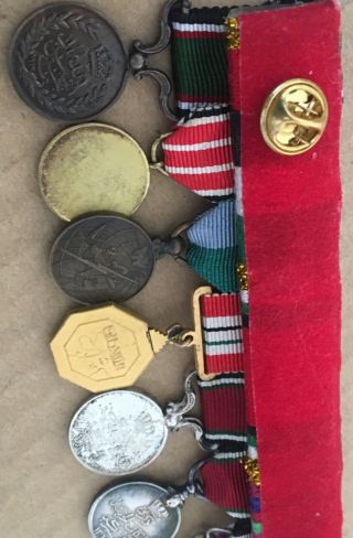 Jordan Group Bar of8 Miniature Medal Badge Order WW II Military Joint Operations 9