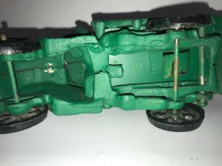Cast Iron Mack Dump Truck Sand Rocks Coal Heavy Metal Green Paint Toy VTG 1930s 7