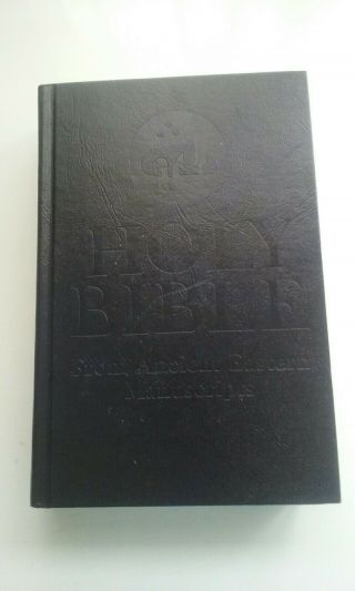 The Holy Bible From Ancient Eastern Manuscripts Black Hardcover