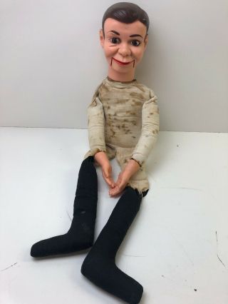 Vintage 1968 Juro Novelty Charlie Mccarthy Ventriloquist Dummy Doll