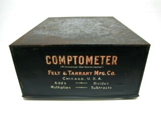 Vintage Felt & Tarrant Comptometer Old Adding Machine Mechanical Calculator