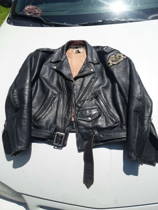 Rich Sher Vintage Horsehide Leather Jacket 1950s