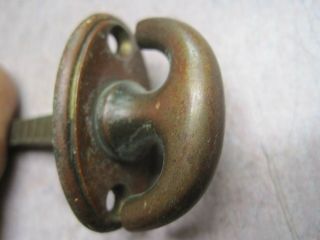 Antique Vintage Inside Door Mortise Lock Thumb Turn Doorlock 1 1/2 X 7/8 2