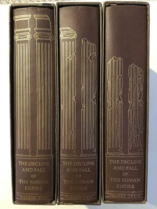 The Decline And Fall Of The Roman Empire - Heritage (1946) 3 Vol.  W/slip Cases