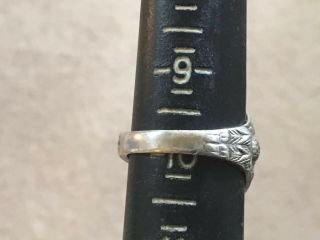 VINTAGE WWII US ARMY AIR FORCES STERLING SILVER RING SZ 10 5