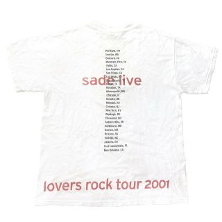 Vtg Rare OG Sade Lovers Rock 2001 T Shirt Not Supreme 2