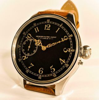 " Georger Favre Jacot " Marriage Pocket Watch Vintage Mens Mechanical Wristwatches