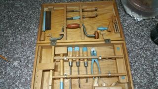 Vintage Handy Andy 602 Carpenters Tool Chest.  Good shape. 3