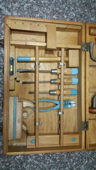 Vintage Handy Andy 602 Carpenters Tool Chest.  Good shape. 4