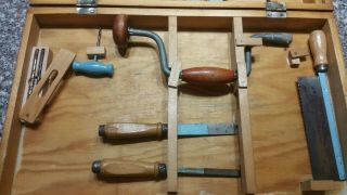 Vintage Handy Andy 602 Carpenters Tool Chest.  Good shape. 5
