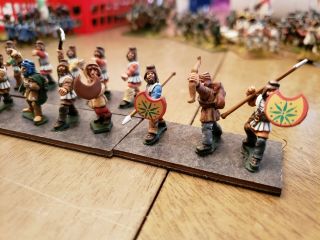 28mm Superbly Painted ancient Persians 15 figs metal based on magnetized WRG 3