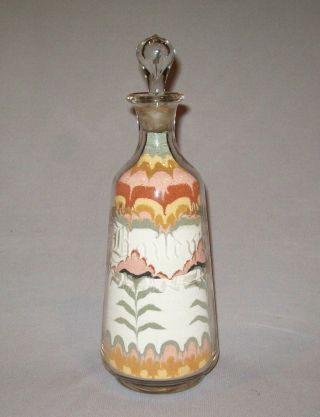 Old Antique Vtg Ca 1800s Sand Art In Bailey 