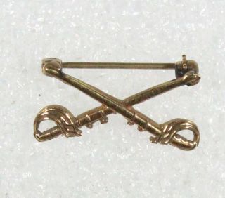 Army Collar Pin: Cavalry Officer 1920 