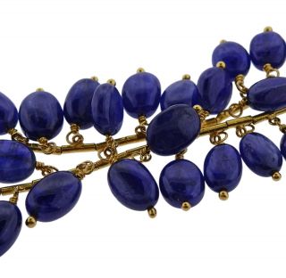 Yossi Harari 24k Gold Sapphire Bead Necklace 4