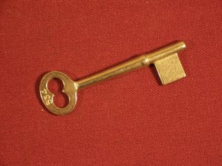 Skeleton Bit Key Vintage / Antique Lock Key Mortise Lock Doors Uncut Ab26