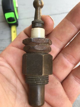 Vintage,  Very rare,  antique Tyler Zero Start spark plug 4