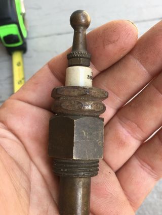 Vintage,  Very rare,  antique Tyler Zero Start spark plug 5