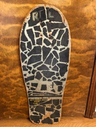 Vintage G&S Chris Miller Faces Skateboard Deck OG 80’s Rare 4