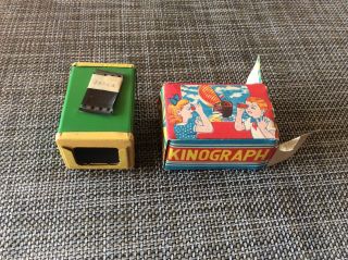 Vintage 1950s Toy Kinograph Made In Japan W Slides