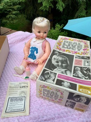 Vintage 1965 20 " Ideal Rb - 20 Real Live Lucy Doll Accessories