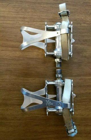 Vintage Campagnolo Record Complete Pedals Set 80s