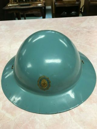 Vintage Wwi Style Childs Metal Army Helmet " Sons Of The American Legion "