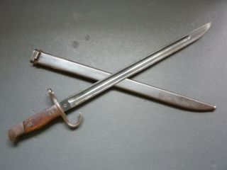 Japanese Type 30 Arisaka Bayo And Scabbard