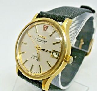 Vintage Omega Constellation f300 GP Electronic Tuning Fork watch ESA9162 runs 4