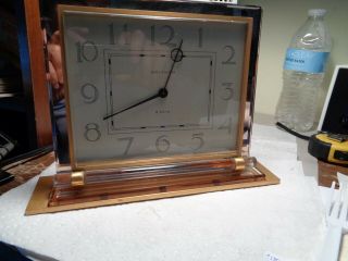 Vintage - Art Deco - Waltham Desk Clock - Ca.  1930s - To Restore - T621