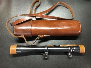 C.  P Goerz German 4 1/2 Rifle Scope Case Covers Berlin
