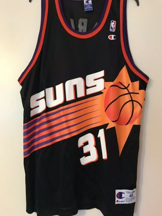 Shawn Marion 31 Phoenix Suns Champion Nba Vintage Very Rare Jersey Size 48 Xl