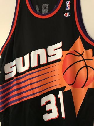 Shawn Marion 31 Phoenix Suns Champion NBA Vintage Very Rare Jersey Size 48 XL 8