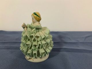 Vintage IRISH DRESDEN Lace CORNELIA Figurine 4