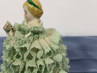 Vintage IRISH DRESDEN Lace CORNELIA Figurine 5