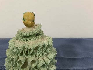 Vintage IRISH DRESDEN Lace CORNELIA Figurine 8