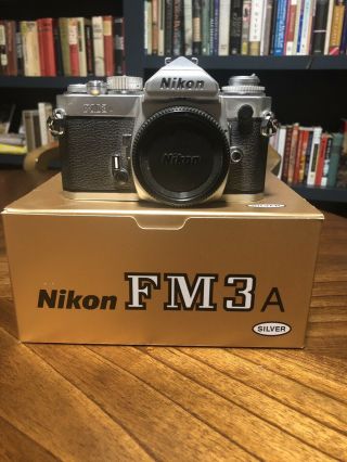 Vintage Nikon Fm3a Slr Film Camera -.