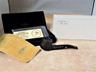 VINTAGE SAVINELLI SIGLA SITTING FREEHAND 2 PANEL ESTATE BRIAR PIPE 4