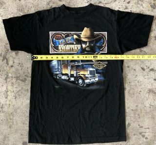 Vintage 1988 3D Emblem Bordentown,  N.  J “The Last Frontier” T - Shirt Sz Small 4