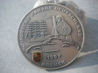 Vintage German Porsche Club Deutschland - Meeting Bremen 1997 Car Badge