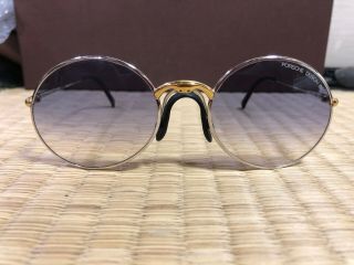 Vintage Porsche Design Carrera Round Aviator 5658 41 Gold MADE IN AUSTRIA 2