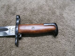 US WW2 M1 Garand Bayonet 10  UFH 1943 Union Fork & Hoe Cut Down Fits 1903 A3 2