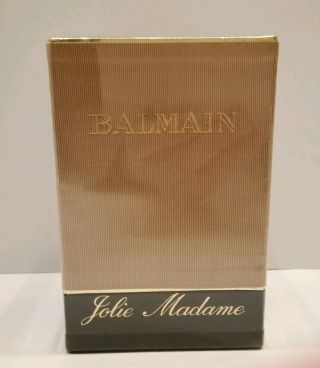 Vintage Balmain Jolie Madame Parfum Extrait 1 Oz Pure Perfume