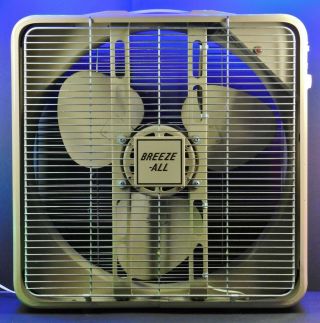 Vintage 20 " Blade Breeze - All 3 Speed All Metal Box Fan