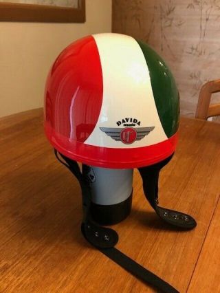 Davida Classic Giacomo Agostini Cafe Racer Helmet -.