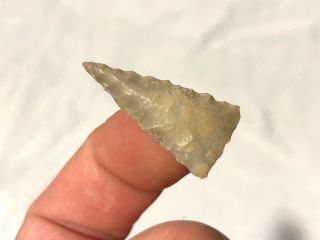 Outstanding Fort Ancient Point Tennessee Authentic Arrowhead Artifact Ab91215