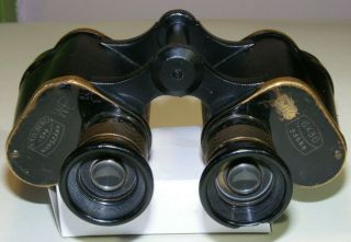H Kolberg Iska 6x30 Polish Military Binoculars With Range - Finding Reticle 1929