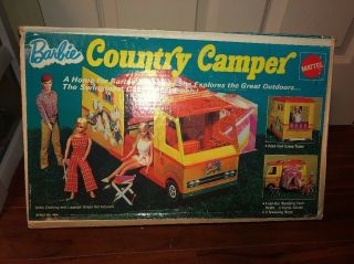 Vintage 1970 Mattel Barbie Country Camper