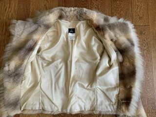 Versace Jeans Couture Fur Jacket Women’s Size XS Rare Vintage 5